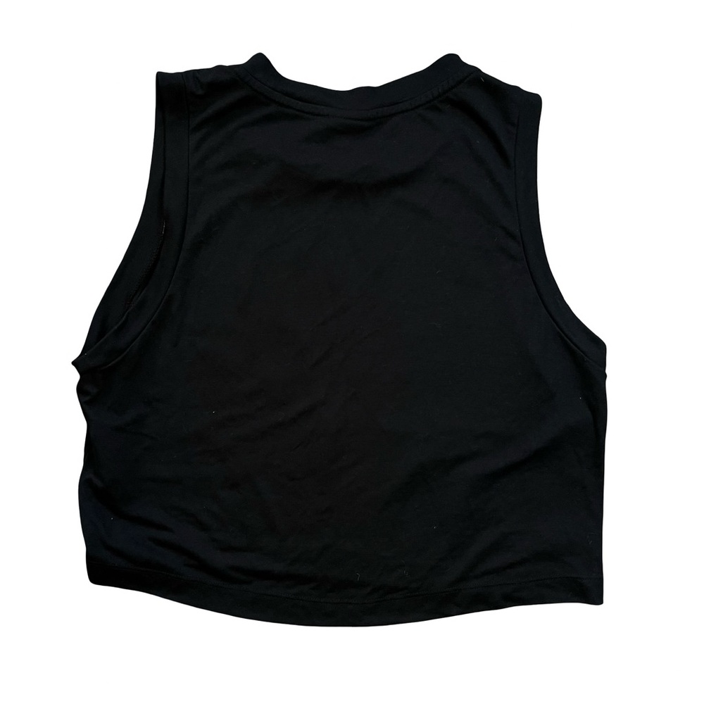 Nike Women's Sportswear Essential Crop
Logo Tank Top Black & White Small - Picture 4 of 5